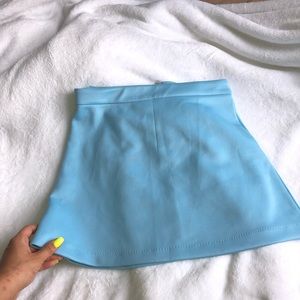 Forever 21 Blue Scuba Skirt